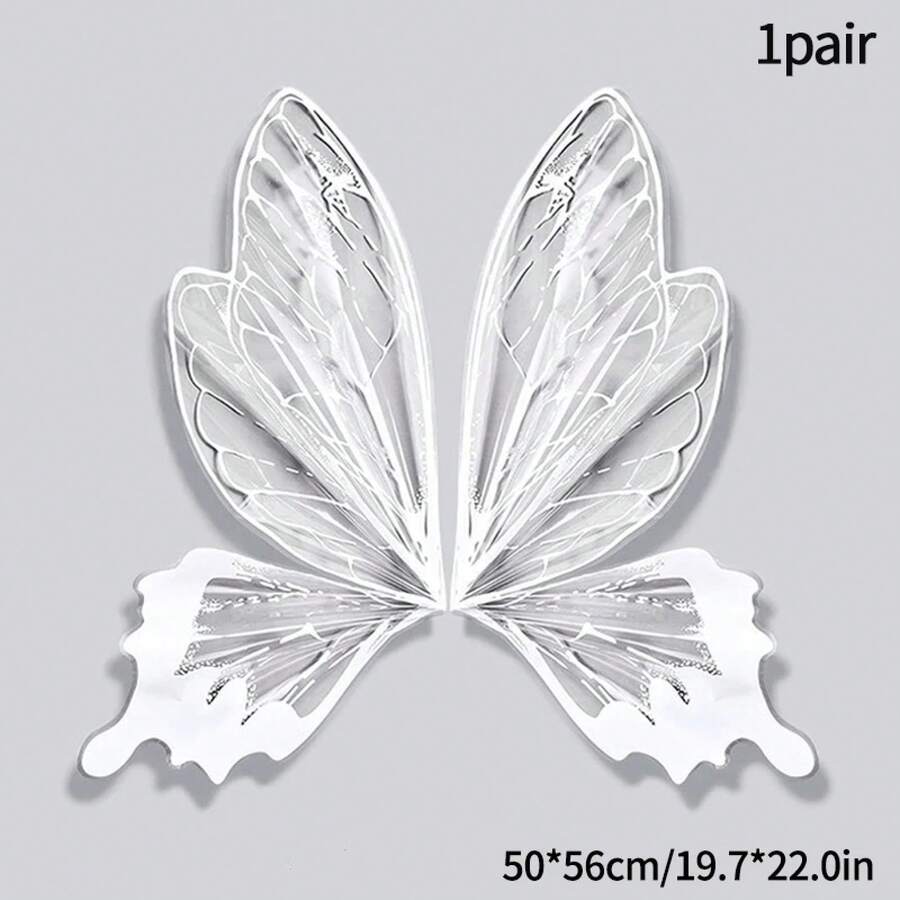 Gift Wrap With Butterfly And Flower Design, Style, Creative, For Wrapping Bouquets, Packaging Material For Birthday And Wedding Gifts. - G對 - 查看 1