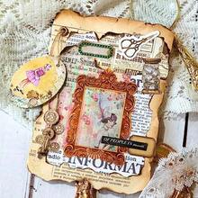Collage Material Stickers Assortment Ta merry Pack Design Paper Material Paper Stickers Retro Stickers Cute Girls Stylish Lace Paper Notes Background Paper Paper 85 Sheets Set Large Capacity Many Vintage Flowers Girls People English Letters Lace Frame Modern - 写真のように - チェックする 5