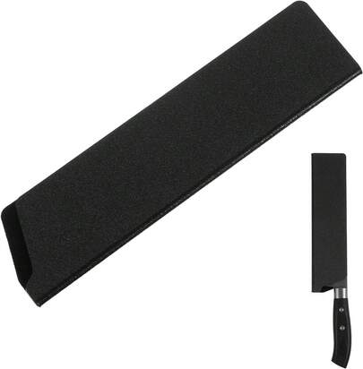 8 Inch Chef Knife Sheath, Black ABS Plastic Knife Cover With Felt, Universal Waterproof Kitchen Knives Covers Or Sleeves, Blade Guard Cover-8 Inch Chef Knives, Kitchen Storage