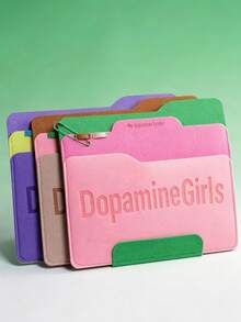4pcs Felt Document Bag Set, Fashion Design, Laptop Bag With Letter Pattern, Large Capacity, Double Layer Pocket Design, Suitable For Student Office Storage, Can Hold Laptop, Simple And Portable Handheld Document Bag, Suitable For Commuting. - Multicolor - View 8