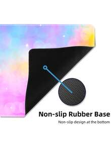 E-Sports Game Mouse Pad, Suitable For Home Office Work, Computer Keyboard Laptop Expansion Pad, Large Table Pad With Non-Slip Rubber Base Edge Stitching Desktop Decoration - View 9
