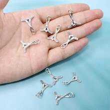 1OBV Honbay 60PCS Alloy Ball Sports Charms Pendant Field Hockey, Hockey Stick And Ball Earrings, Bracelet, Necklace Jewelry Making - 1 - View 8