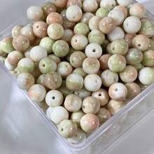8-10mm Chinese Style Design, Made Of High-Quality Glass, Durable And Wear-Resistant, Suitable For DIY Crafts, Multi-Color Options, Gradient Colors, Ink Texture, Showcasing Noble Aesthetic Quality - Multicolor - View 24