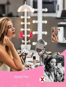 Silicone Phone Holder With Suction Cup, Adjustable Phone Stand With Suction Cup And Metal/Adhesive Base - Foldable Soft Arm, Hands-Free Holder, Suitable For Desk, Car And Window - Compatible With Smartphones (No Drilling Required) - None - View 8