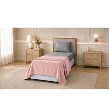 Microfiber Fleece Blanket, 180 Thread Count, Ultra Soft, 1 Piece, Velvety Touch, Single, Double, Queen - 羅莎 - 查看 5