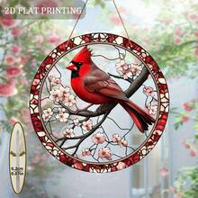 1 pieza Decoración de jardín plana de acrílico 2D, 3 linternas, atrapasol estilo bohemio, regalo de jardinería de primavera/verano, adecuado para césped, maceta - A - Ver 3