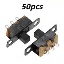 50pcs, G3 Lever Toggle Switch, Mini Electronic Switch - Black - View 7