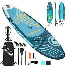 335cm Stand Up Paddle Board With All Accessories Kits, Premium Inflatable SUP Paddleboard With Hand Pump,Backpack,Non-Slip Deck For Adults & Youth Of All Levels - Mint Green - View 1