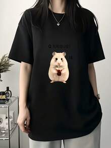 Women T-Shirts - Black - View 1