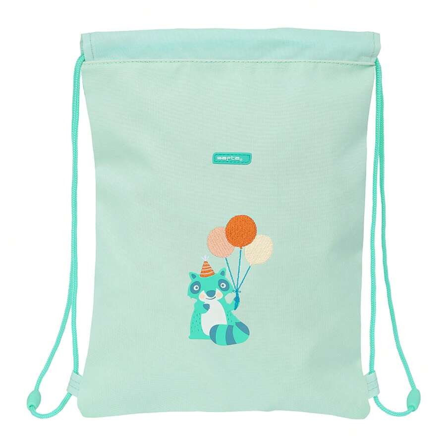 Safta SPIDERMAN | Junior Preschool Sports Bag Flowers Children's School Backpack With Drawstring Closure And Anti-Strangulation Reliable, Inner Zip Pocket, Back To School, Lightweight - Fiesta - View 1