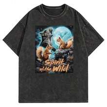 T-Shirt With DTG Print Inspired By Singer Auto Salvage - 黑色 9 - 查看 1