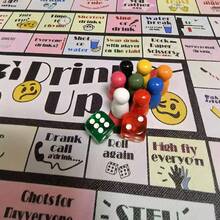 1 Set Multi-Functional Party Drinking Game Props, Rubber Anti-Slip Dual-Use Chessboard With Mouse Pad And Desktop Decor Function, Multi-Player Competitive Interactive Mini Games, Suitable For Bar Team Building, Friends Gathering, Couple Date, Various Holiday Parties, Icebreaker Tool To Liven Up The Atmosphere - Multicolor - View 5