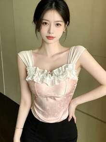 Women Tops - Blue - View 4