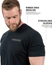 Gymreapers Men's Sports T-Shirt With Skull Design - Moisture-Wicking - Short Sleeve - Sports T-Shirt For Running And Fitness - Slim Fit And Quick-Drying - 白色 - 查看 6