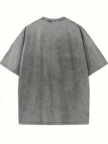 1%, Watercolor Snail Dance Starlight Printed T-Shirt, Suitable For Daily Wear, Easy To Wear In Summer, Comfortable Short-Sleeved Outdoor Holiday S, Fa - 灰色 - 查看 2