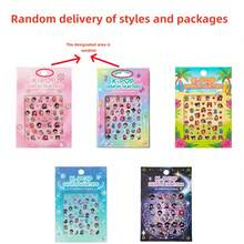 5入組 D Emon Hunters K-Pop 角色 3D 釘貼，DIY 美甲貼紙，女性日常美甲裝飾配件 - 彩色 - 查看 11