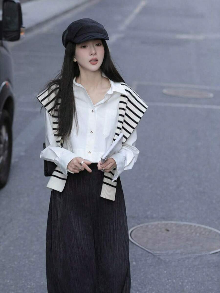 Women Blouses & Shirts - White - View 1