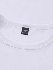NEOREFINED Men's Slim Fit Casual Short Sleeve T-Shirt Set, Minimalist And Versatile Crew Neck T-Shirt Set - Putih 2 - View 5