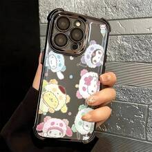 SANRIO TPU Phone11/12/13/14/15/16/17 Pro Max Plus - Purple (むらさき) - View 4