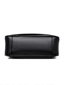 LANYIBAIGE 2026 New Women's High-Quality Soft PU Leather Messenger Bag, Handbag, Luxury Shoulder Crossbody Bag - Black - View 9