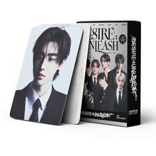 Bộ 55 thẻ ảnh và sticker thành viên, phiên bản giới hạn, bao gồm Jungwon, Heeseung, Jay, Jake, Sunghoon, Sunoo, Ni-Ki, hàng lưu niệm dành cho người hâm mộ từ album FATE: UNLEASH và DIMENSION: DILEMMA, hộp quà độc quyền dành cho người hâm mộ toàn cầu. - Nhiều màu - Xem 7