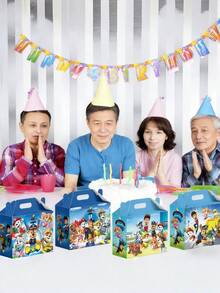 Paw Patrol 12/24件組 汪汪隊主題節日生日派對用品 糖果盒禮物盒包裝 - 卡通 - 查看 11