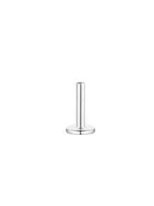 1件 5mm/6mm/8mm 耳環針與耳扣，925純銀平背，低過敏心耳環背扣，珠寶手工DIY配件 - 銀色 - 查看 5