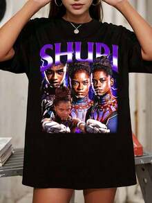 Women T-Shirts - Black - View 7