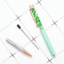 奢華油浸乾花圓珠筆，馬卡龍多色高端商務禮品筆，適合商務人士、同事和朋友 | 優雅辦公書寫筆、卡夾、壓克力麥克筆、K-POP、史迪奇、文具 - 3010O - 查看 4