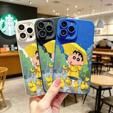 Coole Handyhülle mit Anime-Kunstwerk passend für iPhone14/12 Pro/11 Pro/15/17/15 Pro Max/13 Pro Max/16 plus/13 Pro,  Galaxy S24/ Galaxy S25/, cooles anime design einzigartiges anime muster. - Antikweiß - Übersicht 2