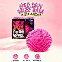 1pc Round Ball Pressure Relief Toy, Prickly Stress Ball, Colorful Egg Shape, Squeezing Venting Toy For Stress Relief,Pink Ball - Pink - 查看 6