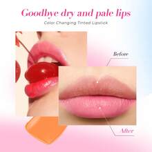 SACE LADY Lipstik Berwarna Berubah Warna Ajaib Tahan Lama Tahan Air Lip Balm Pelembap Riasan Berpigmen Tinggi - 05 - View 8