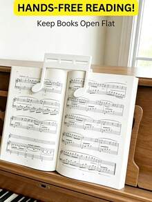 Creative Musical Note Shaped Sheet Music Clip - Universal Instrument Clip Suitable For Piano, Guitar And Violin. Ideal Organization Tool For Students, Teachers And Office Use, Perfect For Learning And Daily Work Environments. - Multicolor - View 1