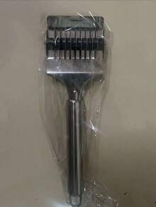 1 pieza Herramienta de corte manual multifuncional de acero inoxidable, adecuada para hacer fideos, cortar cebollas, chiles, etc. en restaurantes o cocinas, color y estilo aleatorios - Ver 15