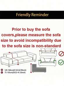 1件現代簡約彈性沙發套，牛奶絲材質，一體式彈性設計，可機洗，寵物友善沙發保護套，四季全覆蓋沙發套，適用於1至4人座沙發，適用於客廳、臥室、餐廳(1件) - 藏青色 - 查看 5