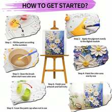 16x20 Inch Adult Digital Oil Painting Kit - Canvas, Acrylic Paint Set With Brushes, Perfect For Home Decor And Gifts For Birthday, Father's Day, Christmas, Mother's Day - Multicolor - View 9