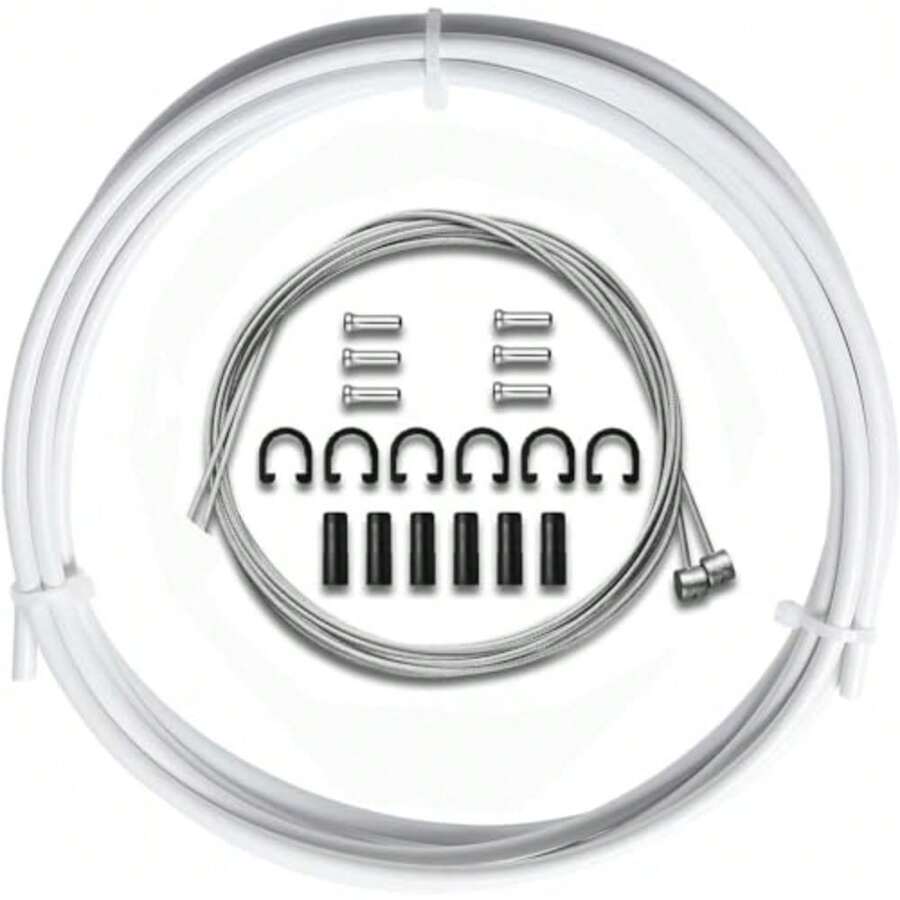 Universal Brake Cable And Housing Set 9.8ft Black - White - View 1