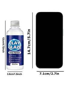 Air Drying Clay Glaze Oil With High Gloss, Fade Resistance And Non-Yellowing Properties. It Provides A Protective Clear Coating Suitable For Artwork Made From Clay, Plaster, Polymer Clay. - Sets - View 8