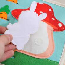 Bee Cloth Book - Embedded With Rich Patterns & Interesting Shapes, Baby Soothing Supplies, Helpful For Baby's Cognitive Development, Tear-Resistant Felt Book, 3D Toy Early Education Cloth Book For Babies - Multicolor - View 7