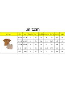 Baby Boys Polo Co-Ords - 棕色 - 查看 9