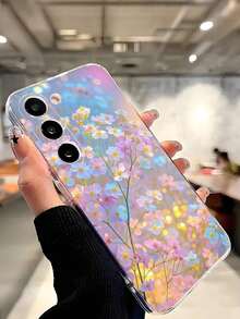 1 Piece Soft Phone Case With Fashionable Tulip Flower Design, Compatible With Huawei, Honor, Galaxy, 12T, 13T - 透明 9 - 查看 6
