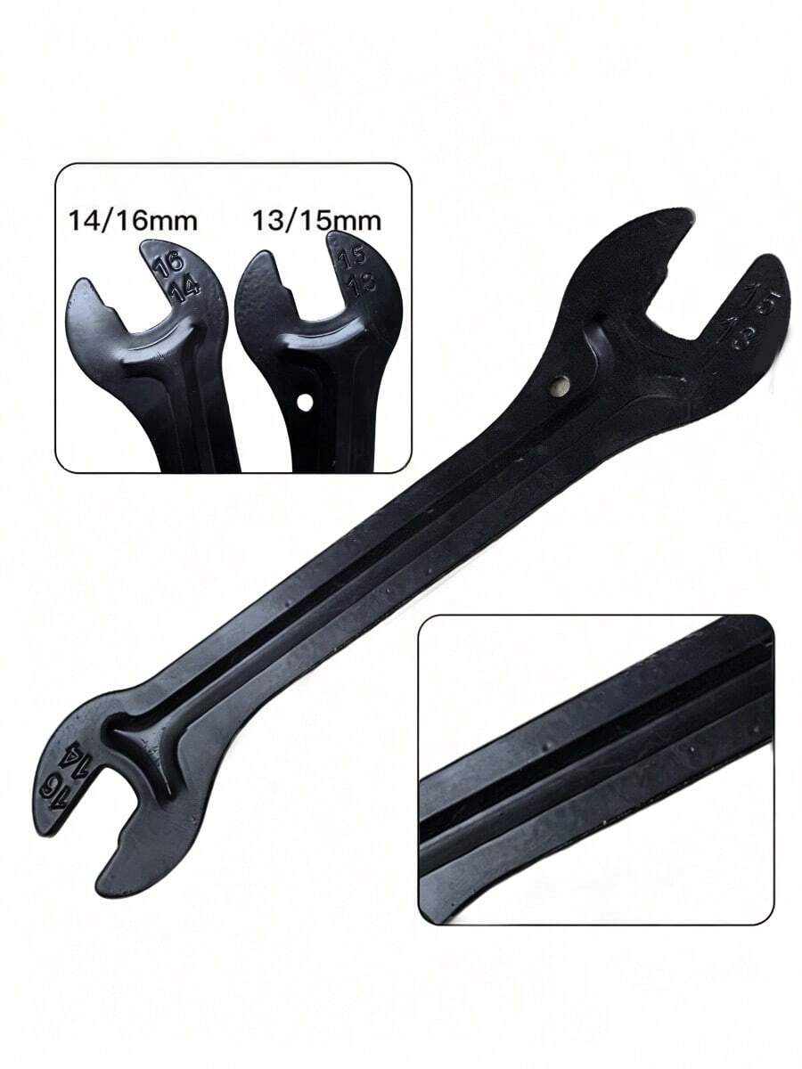 1pc Mountain Bike Repair Tool, Hub Axle Disassembly & Installation Wrench, Maintenance Tool, Cycling Accessories - Black - View 1