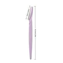 Ensemble de 10/12/30 rasoirs à sourcils, outil d'épilation du visage et de dermaplaning pour femmes, lames tranchantes en acier inoxydable avec capuchon de protection - Modèle amélioré - Voir 4