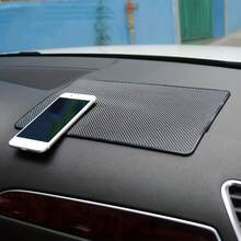 Non-Slip Mat, Suitable For Car Dashboard, Phone And Keys - Magic Sticky Non-Slip Mat (19*12/27*15cm), Car Interior Accessories, Universal Car Phone Perfume Anti-Slip Mat, Car Anti-Slip Mat, Car Storage & Organization - Multicolor - View 3