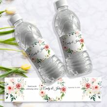 UNICCUT 30pcs Customized Labels - Personalized Bottle Stickers, Customizable Name & Text Stickers, Suitable For Birthday, Baptism, Wedding Decoration - Multicolor - View 9