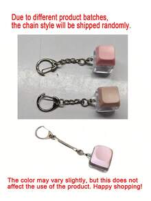 Teclado de 9 teclas con botón de liberación de presión cúbico, colgante de teclado creativo, decoración de bolso, regalo para amigos, llavero de coche, dije de bolso, accesorio de llavero, diseño de tecla de teclado, llavero de yema de dedo para adultos, llavero sensible a la presión, llavero relajante, llavero de relajación y enfoque, cremallera, regalo de cumpleaños, recuerdo de fiesta, regalo de vacaciones, accesorios de coche, decoración de bolso, escuela, estilo gótico, Y2K con soporte para tarjeta de identificación - Multicolor - Ver 19