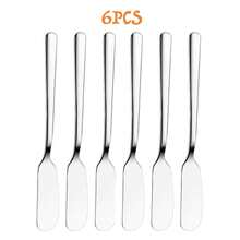4/6/8-Piece Pack Of Premium Stainless Steel Butter Knives, Durable Metal Jam Spreaders, Suitable For Breakfast/Sandwiches/Peanut Butter/Cheese, Kitchen Accessories. - View 11