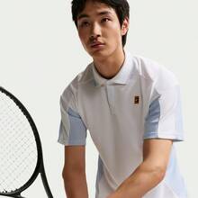 Nike Men's AS M NK DF TENNIS POLOPOLO Knit Collared Short Sleeve Shirt TIR6293-100 - White - View 3
