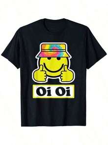 Camiseta para amantes de la música rave house de los 90s Raver Oi Oi Raving Tie Dye - Blanco - Ver 1