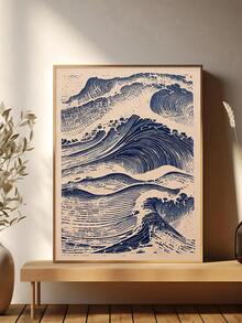 1 Tranh phong cách Nhật Bản cổ điển, Tranh nghệ thuật treo tường Japandi, Cây thông đỏ, Tranh sóng Nhật Bản, Tranh nghệ thuật Japandi, Trang trí tường phong cách tối giản hiện đại Nhật Bản, Quà tặng lễ hội, Món quà lý tưởng cho bạn bè, Tranh trang trí phòng ngủ, Trang trí phòng khách, Trang trí văn phòng, Tranh nghệ thuật treo tường, Trang trí nhà cửa, Trang trí phòng, Tranh canvas treo tường, Tranh áp phích, Tranh treo tường có khung, Khung tùy chọn - 1 CÁI - Xem 2